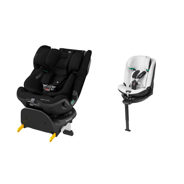Siège auto Emerald 360 Pro Authentic Black + Housse Natural white offerte  MAXI COSI
