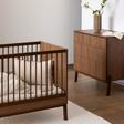 Chambre DUO Lit 60x120 + Commode ASHI Châtaignier + PAL OFFERT QUAX