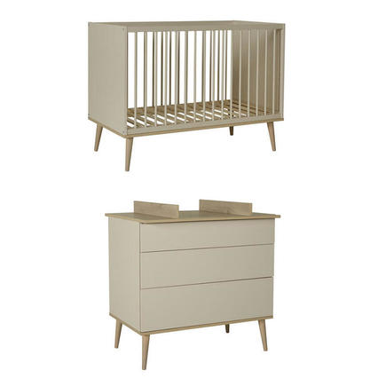 Chambre DUO Lit 60x120 + Commode FLOW + PAL OFFERT QUAX - 2