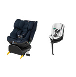 Siège auto Emerald 360 Pro Authentic Blue + Housse Natural white offerte