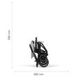 Poussette Eezy S Twist +2 BLK - Fog Grey CYBEX - 2