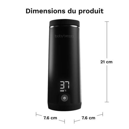 Chauffe biberon nomade Superfast Portable Bottle Warmer Noir BABY BREZZA - 8