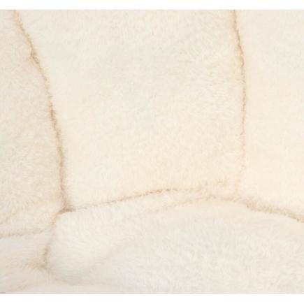 Pouf bouclette Newborn Naturals Blanc LITTLE DUTCH - 3