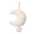 Peluche musicale Lune et Etoile Newborn Naturals Blanc LITTLE DUTCH - 3