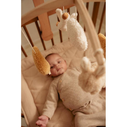 Mobile musical en bois Newborn Naturals Multicolore LITTLE DUTCH - 13