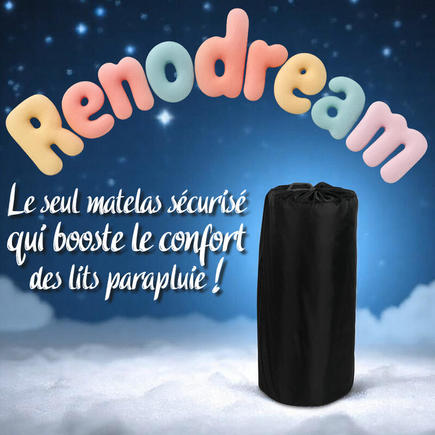 Matelas sécurisé pour lit parapluie RENODREAM RENOLUX