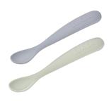 Lot de 2 Cuillères 1er Âge Silicone Galet