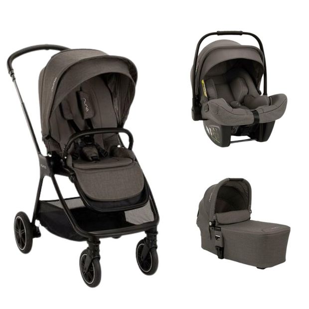 Poussette TRIO Triv Next + Siège-auto Pipa Next + Nacelle Mixx Thunder NUNA