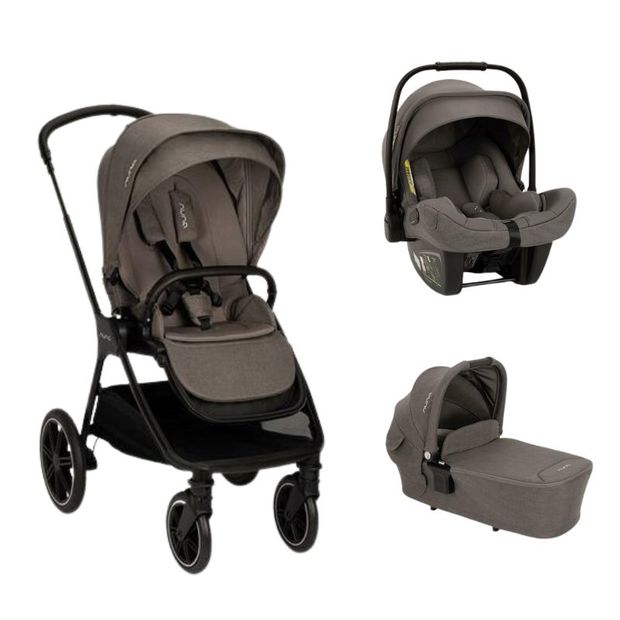 Poussette TRIV LX Thunder + Siège-auto Pipa Next + Nacelle Lytl Cedar NUNA