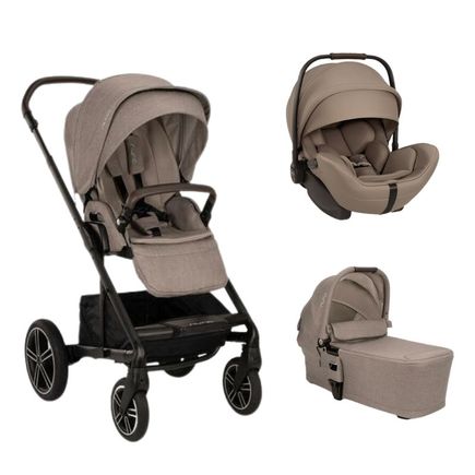 Poussette TRIO Mixx Next + Siège-auto Arra Flex + Nacelle Mixx Cedar  NUNA