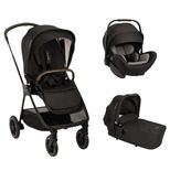 Poussette TRIO Triv Next + Siège-auto Arra Flex + Nacelle Lytl Caviar