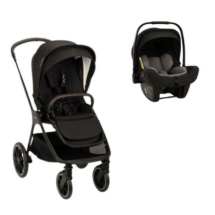 Poussette DUO TRIV LX + Siège-auto Arra Flex Caviar NUNA