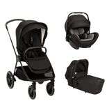 Poussette TRIV LX + Siège-auto Arra Flex + Nacelle Lytl Caviar