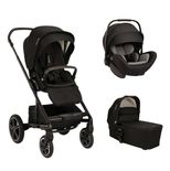 Poussette TRIO Mixx Next + Siège-auto Arra Flex + Nacelle Mixx Caviar