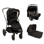 Poussette TRIV LX + Siège-auto Pipa Next + Nacelle Lytl Caviar