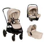 Poussette TRIV LX + Siège-auto Pipa Next + Nacelle Lytl Biscotti 