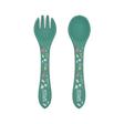 Couverts en silicone Crunchy le renard Vert d'eau SASSI