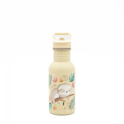 Gourde en inox Gnawy le paresseux 500 ml Beige SASSI