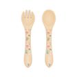 Couverts en silicone Gnawy le paresseux Beige SASSI