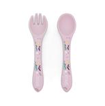 Couverts en silicone Sparkly la licorne Violet