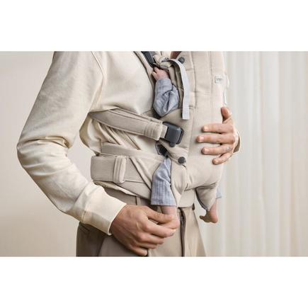 Porte bébé HARMONY mélange tissé - Beige clair BABYBJÖRN