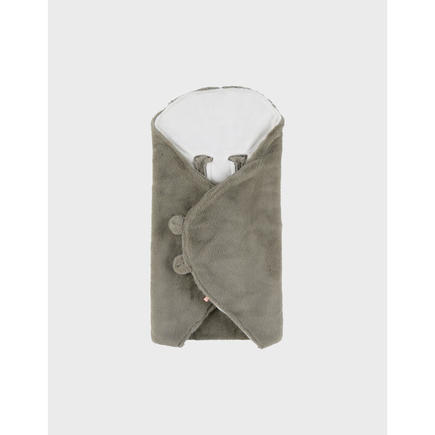 M&M25 Couverture Promenade fausse fourrure - Kaki NOUKIE 'S