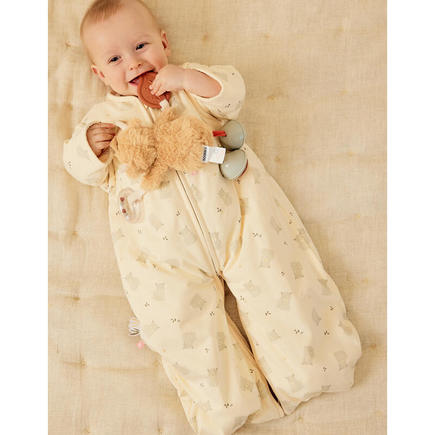F&O Sac de couchage 100cm manches amovibles coton - Blanc NOUKIE 'S - 2