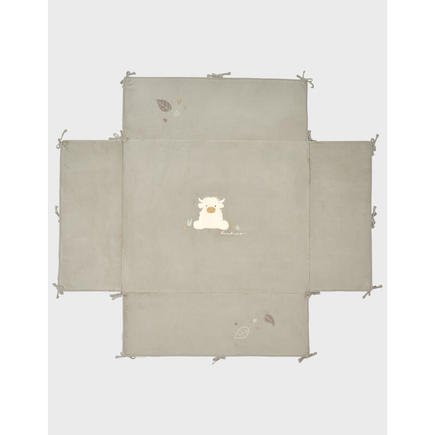 F&O Tapis de parc avec bords 75x95cm - Veloudoux - Vert NOUKIE 'S - 2