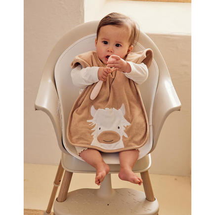 Lot 2 Bavoirs éponge Funny - Beige NOUKIE 'S - 8