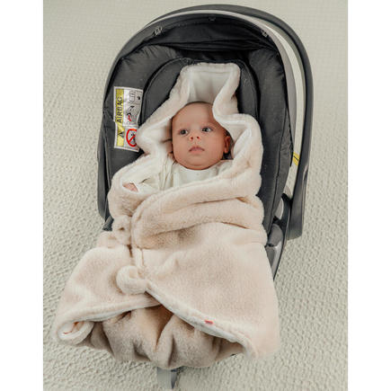 M&M25 Couverture Promenade fausse fourrure - Beige NOUKIE 'S - 4