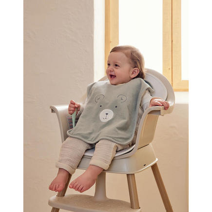 Lot 2 Bavoirs éponge Funny - Beige NOUKIE 'S - 6