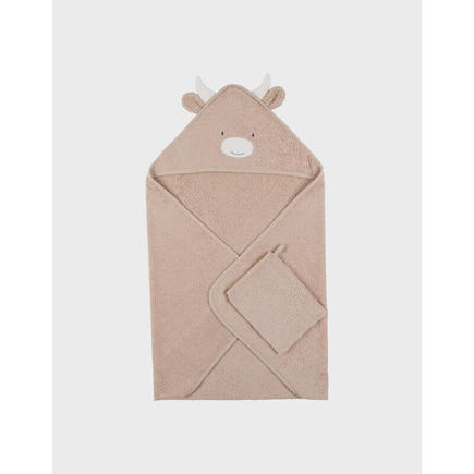 F&O Cape de bain Fluffy - Beige NOUKIE 'S