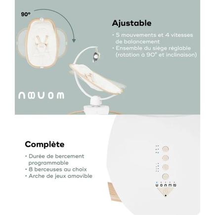 Balancelle électrique Swoon Hoop Sand BABYMOOV
