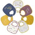 Lot de 7 bavoirs 1er âge Little Flower Multicolore TROIS KILOS SEPT