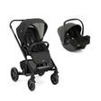 Poussette DUO Chrome + Coque I-Snug 2 + Adaptateurs + Habillage pluie Shale JOIE